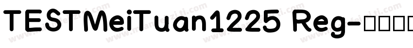 TESTMeiTuan1225 Reg字体转换